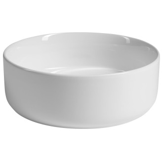 NIMIS keramické umývátko na desku Ø 30 cm, bílá