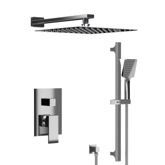 CUBEMIX podomítkový sprchový set s pákovou baterií, posuvný držák sprchy, chrom CM042-02
