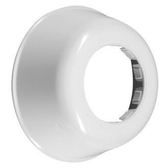 Rozeta 78/40 mm, výška 34mm, ABS/bílá