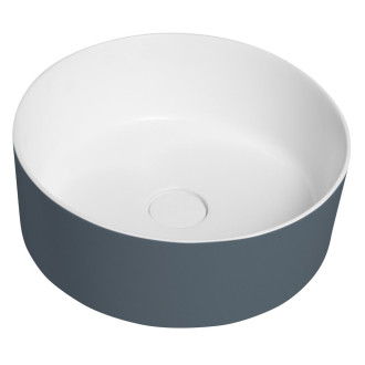 THIN umyvadlo na desku, Rockstone, ? 38 cm, siena/bílá mat WN548-42