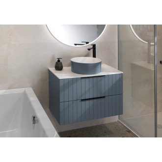 THIN umyvadlo na desku, Rockstone, ? 38 cm, siena/bílá mat WN548-42