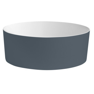 THIN umyvadlo na desku, Rockstone, ? 38 cm, siena/bílá mat WN548-42