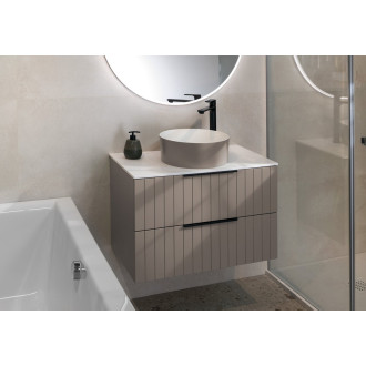 THIN umyvadlo na desku, Rockstone, ? 38 cm, agila/bílá mat WN548-43