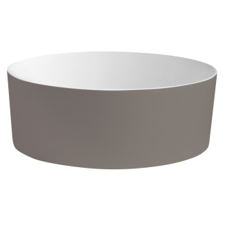 THIN umyvadlo na desku, Rockstone, ? 38 cm, agila/bílá mat WN548-43