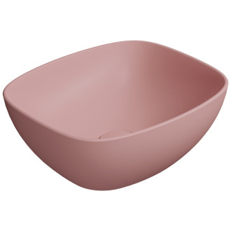 NUBES keramické umyvadlo na desku 40x35cm, blush mat 978524