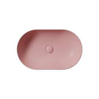 PURA keramické umyvadlo na desku 60x37cm, blush mat 883424