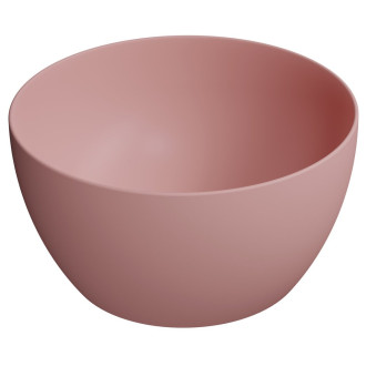PURA keramické umyvadlo na desku, průměr 42cm, blush mat 885224