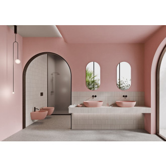 PURA bidet závěsný, 36x55cm, blush mat 8865124