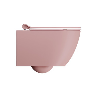 PURA závěsná WC mísa, Swirlflush, 36x50cm, blush dual-mat 881624