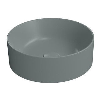 KUBE X keramické umyvadlo na desku, průměr 40cm, agave mat 942604