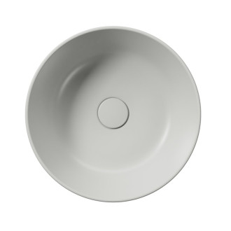 KUBE X keramické umyvadlo na desku, průměr 40cm, cenere mat 942617