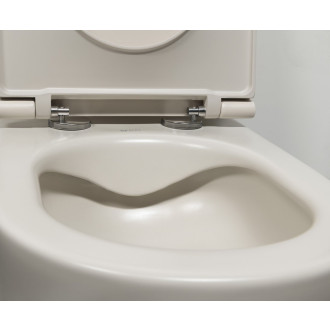 INFINITY závěsná WC mísa, Rimless, 36,5x53cm, ivory 10NF02004-2K