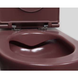 INFINITY závěsná WC mísa, Rimless, 36,5x53cm, maroon red 10NF02004-2R