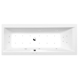 CLEO hydromasážní vana, 170x75x48cm, Active Hydro-Air, chrom