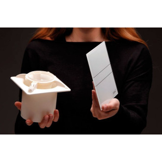 E-120 GBT koupelnový ventilátor axiální s časovačem, 15W, potrubí 120mm, černá