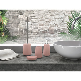 MARIKA WC štětka na postavení, růžová MK3310