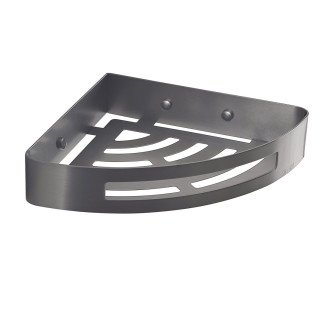 SMART rohová police do sprchy, 210x45x210mm, gun metal 247981