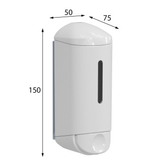 SHOWER SMALL dávkovač tekutého mýdla 170ml, bílá A94501
