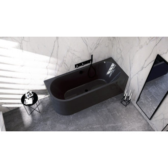 VIVA R MONOLITH asymetrická vana 180x75x60cm, šedá