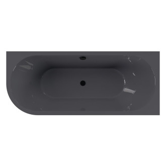 VIVA R MONOLITH asymetrická vana 180x75x60cm, šedá