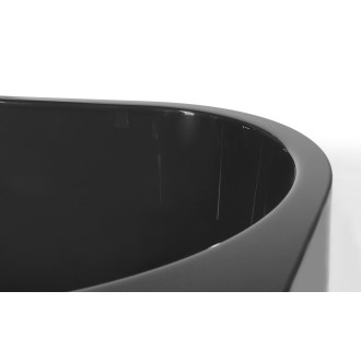 ASTRA R MONOLITH asymetrická vana 160x75x60cm, šedá