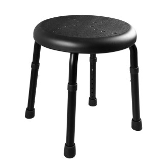 HANDICAP koupelnová stolička, průměr 45cm, černá A170110