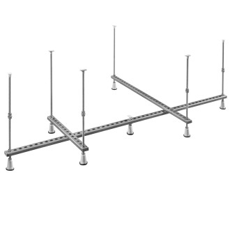 Nosná konstrukce pro asymetrickou vanu 170x100cm