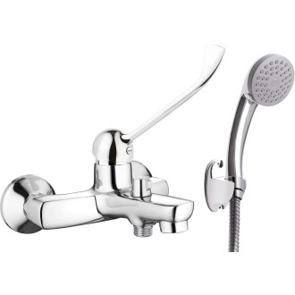 Deante BORO CLINIC vanová baterie se sprchovou sadou, chrom BMO_011C
