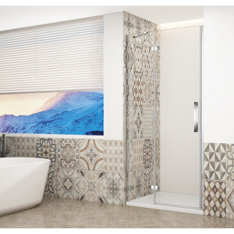 TRINITY CHROME sprchové dveře do niky 1000mm, čiré sklo, levé GT1210CL-CH