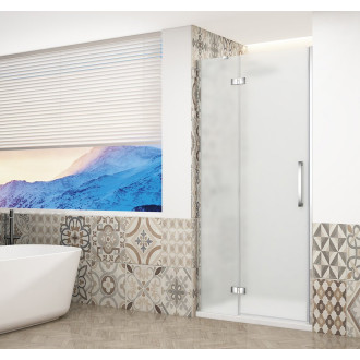 TRINITY CHROME sprchové dveře do niky 1000mm, matné sklo, levé GT1210ML-CH