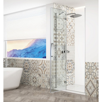 TRINITY CHROME sprchové dveře do niky 1100mm, čiré sklo, levé GT1211CL-CH