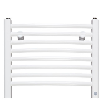 radiátor OMEGA R 500 x 686 mm, C35 white silk, středové připojení 50 mm RADOME507035SP