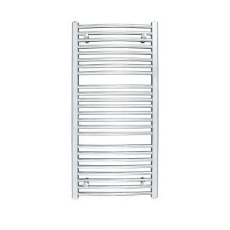 radiátor OMEGA R 600 x 1173 mm, C35 white silk, středové připojení 50 mm RADOME601235SP
