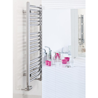 radiátor OMEGA R 600 x 1746 mm, C35 white silk, středové připojení 50 mm RADOME601735SP