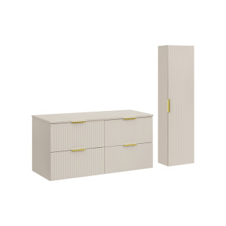 Comad SET-ADC B CASHMERE 120CM HIGH CABINET
