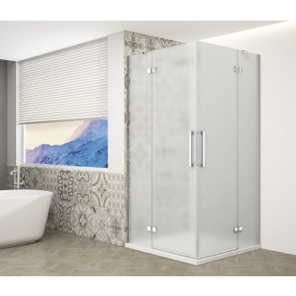 TRINITY CHROME obdélníkový sprchový kout 1200x1100mm, matné sklo GT2211-12M-CH