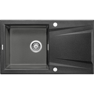 DEANTE PRIME BICOLOR ZSR_G11T Jednodřez s odkapem, granit grafit-antracit