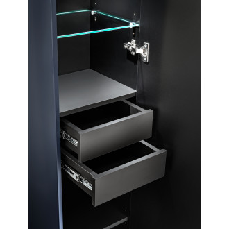 Comad SANTA FE DEEP BLUE 80-01-C-1D2S koupelnová skříňka vysoká
