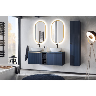 Comad SANTA FE DEEP BLUE 80-01-C-1D2S koupelnová skříňka vysoká