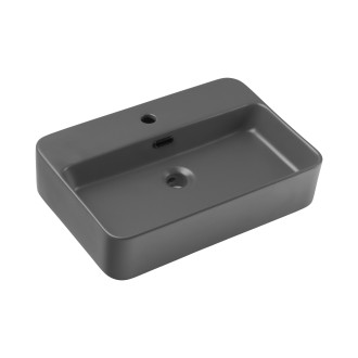 Comad TRUST 2 MATT DARK GREY umyvadlo na desku 55x38cm, tmavá šedá