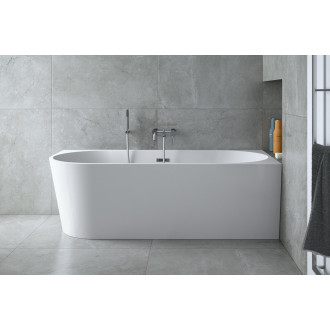 BESCO vana volně stojící ZOYA, 1500×750, levé, sifon chrom, sanitární akrylát VANZOYA150L