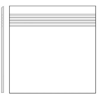 Schodovka Rako Dale swan 30x30 cm reliéfní DCP34878.1