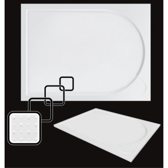 LARA - vanička litý mramor, obdélník 1200x800x30 mm, bez nožiček , VANKCOBDEL1280