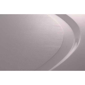 LARA - vanička litý mramor, čtvrtkruh 800x800x30 mm, R550, bez nožiček, VANKCCTVRT80