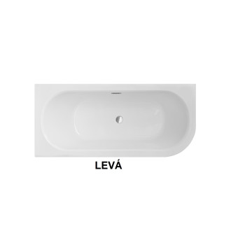 BESCO vana AVITA SLIM PLUS 150 (1500x750 mm), levé provedení, bez nožiček VANAVIT15SLIMLP