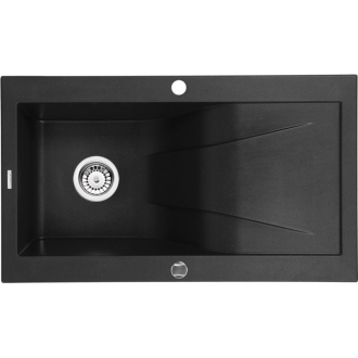 DEANTE RAPSODIA ZQR_G113 Jednodřez s odkapem, granit grafit