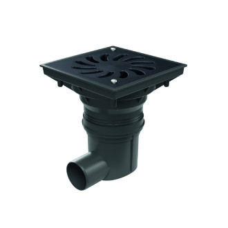 Kanalizační vpusť boční D75-250 NEPTUN, litinová mřížka 334 X