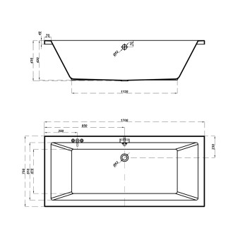 Cersanit Vana Intro 170x75 S301-068