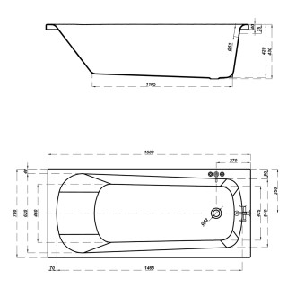 Cersanit Vana Nao 160x70 S301-243