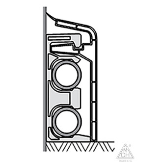 Krycí lišta - délka 2 m (Dub)